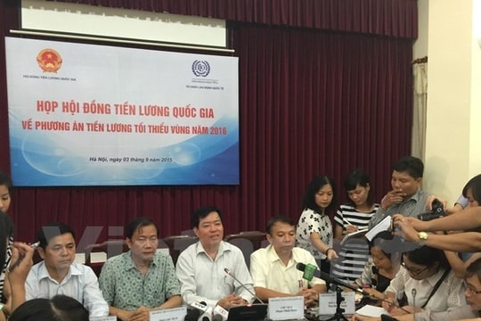 Tăng lương năm 2016: Còn nhiều bất đồng về mức sống tối thiểu