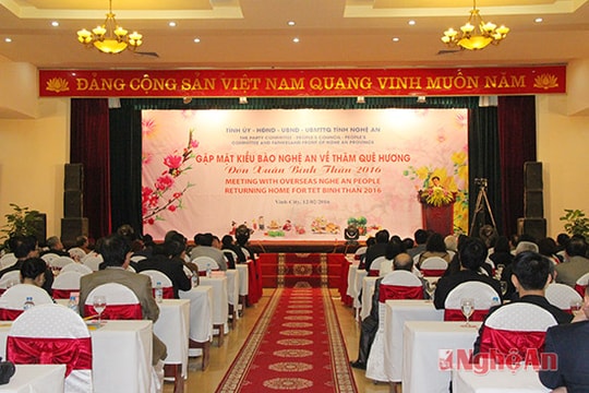 Luôn tạo điều kiện cho kiều bào trở về đầu tư tại Nghệ An