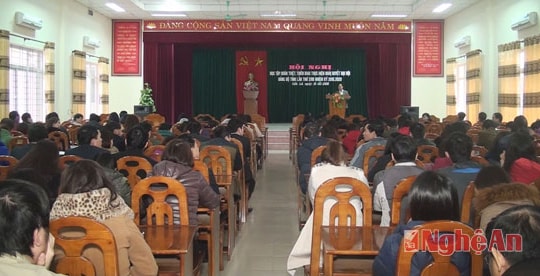 Thị ủy Cửa Lò quán triệt Nghị quyết Đại hội Đảng bộ tỉnh lần thứ XVIII