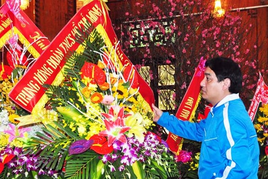 Trung ương Đoàn tổ chức dâng hoa, dâng hương tại Khu di tích Kim Liên