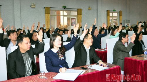 Các đơn vị lấy ý kiến cử tri giới thiệu ửng cử viên đại biểu HĐND tỉnh