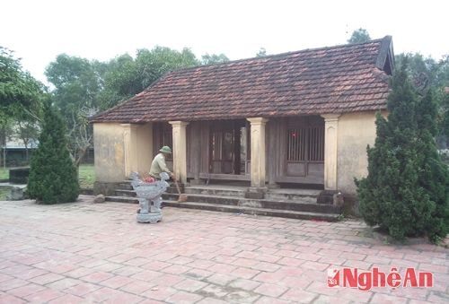 Nghi Lộc: Hơn nửa tỷ đồng nâng cấp Đền thờ Đức vua An Dương Vương