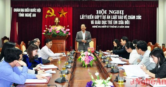 Lấy ý kiến góp ý dự thảo Luật Trẻ em