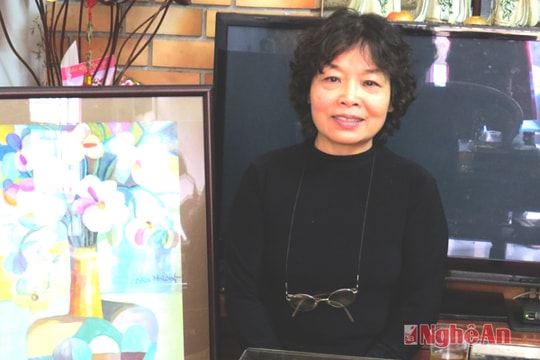 Nữ họa sỹ xứ Nghệ váng vất hồn quê