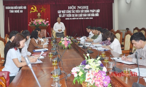 Góp ý dự thảo Luật báo chí sửa đổi