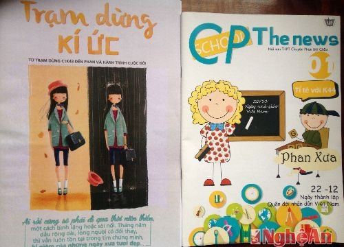 "CP The News" và "Radio trường Phan" - học trò trường chuyên tập làm báo