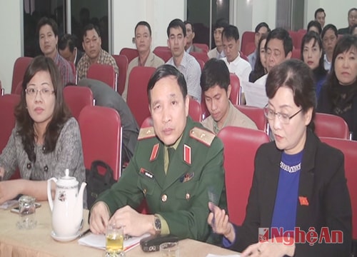 Cử tri thành phố Vinh kiến nghị vấn đề hiệu quả đào tạo nghề cho thanh niên