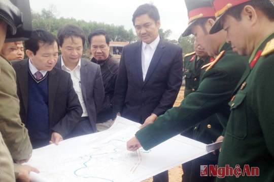 Các hạng mục xây dựng hồ chứa nước Bản Mồng đạt tiến độ