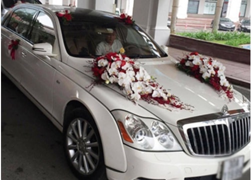 Nam Cường đi xe 20 tỷ đồng rước dâu tại Hà Nội