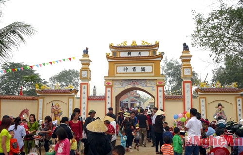 Sôi nổi Hội làng Hào Kiệt ở Yên Thành