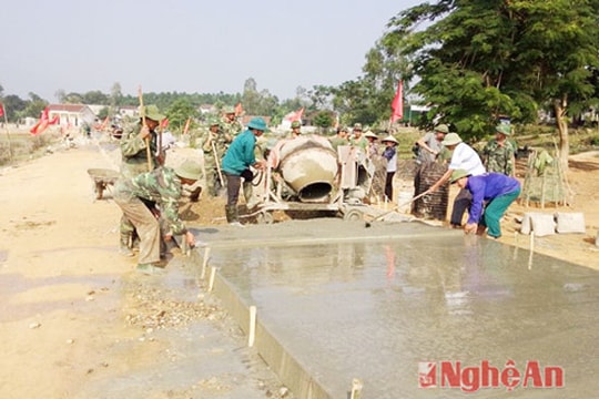 Nghệ An cấp 486.445 tấn xi măng cho các địa phương xây dựng nông thôn mới