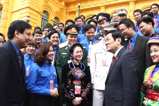 Chủ tịch nước gặp mặt cán bộ đoàn, đoàn viên tiêu biểu nhận Giải thưởng Lý Tự Trọng