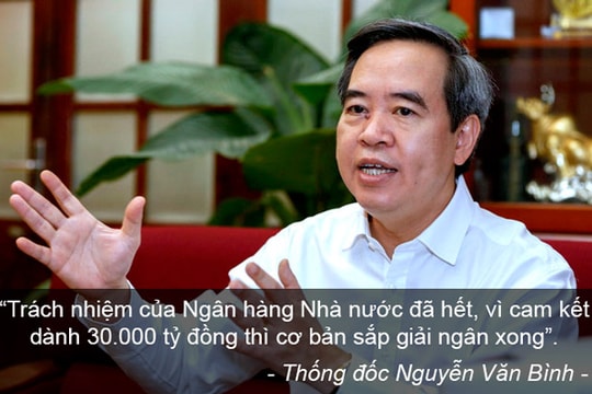 Ngân hàng Nhà nước tuyên bố hết trách nhiệm với gói 30.000 tỷ đồng