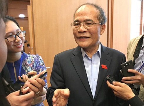 Trình miễn nhiệm Chủ tịch Quốc hội Nguyễn Sinh Hùng