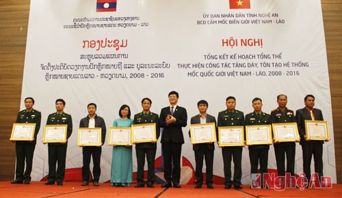 Hoàn thành công tác tăng dày, tôn tạo hệ thống mốc quốc giới Việt Nam – Lào