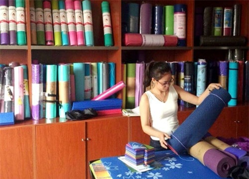 Thảm tập yoga Trung Quốc có độc