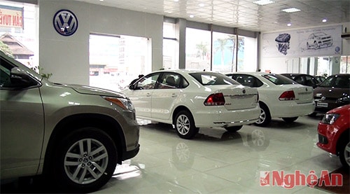 Nhu cầu xe hạng trung cao cấp tại TP Vinh tăng mạnh