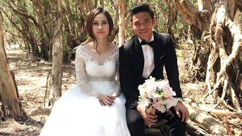 Chuyện tình lãng mạn của Thủ thành Nguyên Mạnh với thiếu nữ "Súp lươn"