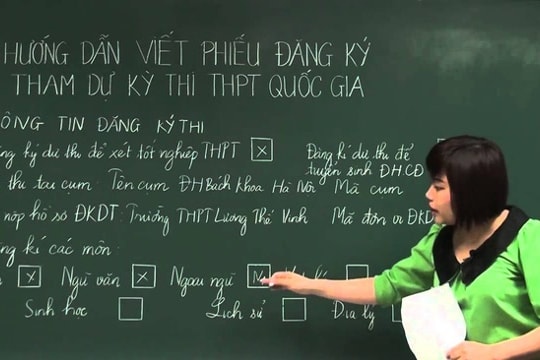 Những lưu ý khi làm hồ sơ dự thi THPT quốc gia 2016