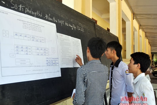 16 điểm thi của Nghệ An sẽ 'trắng' thí sinh môn Sử