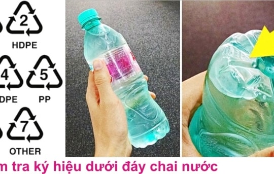 95% người dân không biết ý nghĩa của các con số dưới đáy chai, hộp nhựa