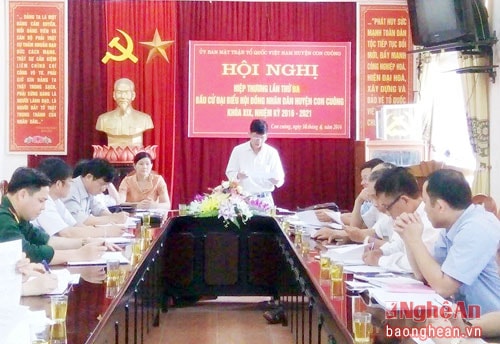 Các địa phương chốt danh sách ứng cử đại biểu HĐND cấp huyện