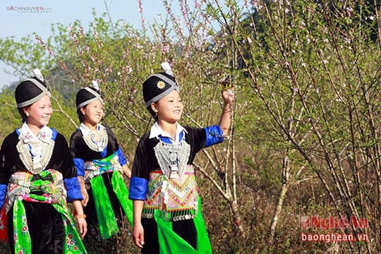 Vẻ đẹp cuốn hút của thiếu nữ Mông nơi 'đại ngàn' xứ Nghệ