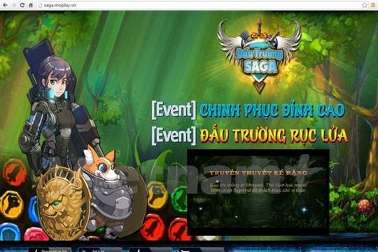 Game "đấu trường Saga" bị xử phạt vì hoạt động không phép