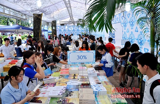 Có 30.000 đầu sách tại sự kiện Ngày Sách Việt Nam tại Hà Nội
