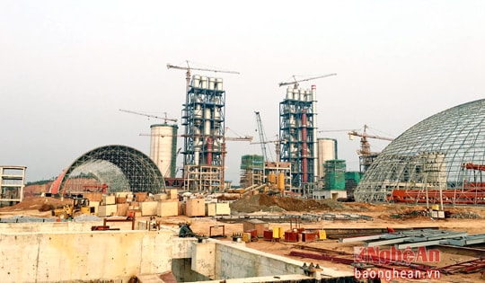 Đẩy nhanh tuyến đường nối từ N5 đến Quốc lộ 7 phục vụ xi măng Sông Lam