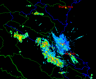 Nghệ An: Cảnh báo mưa rào và giông mạnh