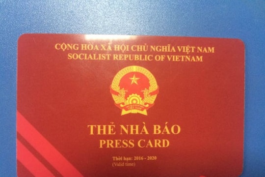 Luật Báo chí mới: "Khi đến làm việc, nhà báo chỉ cần xuất trình thẻ nhà báo"