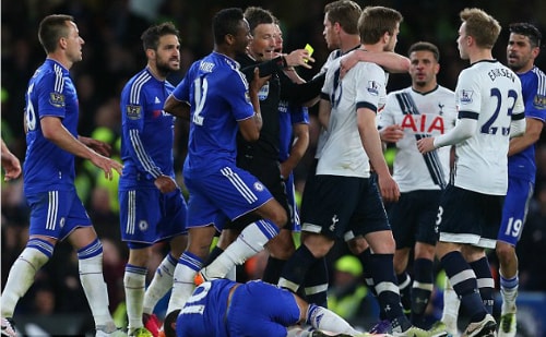 Xô xát sau trận đấu, Chelsea và Tottenham bị phạt nặng