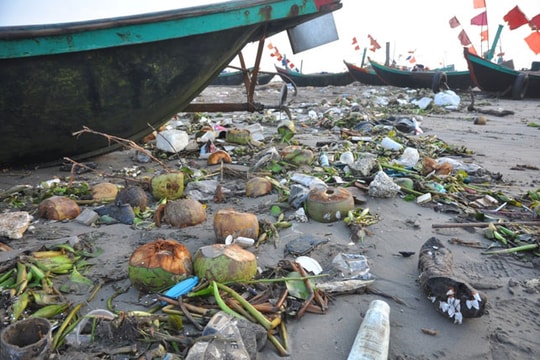 Bãi biển ngập ngụa rác: Ai nai lưng ra dọn?