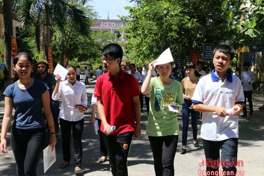 Nghệ An: Công bố môn thi thứ 3 vào lớp 10