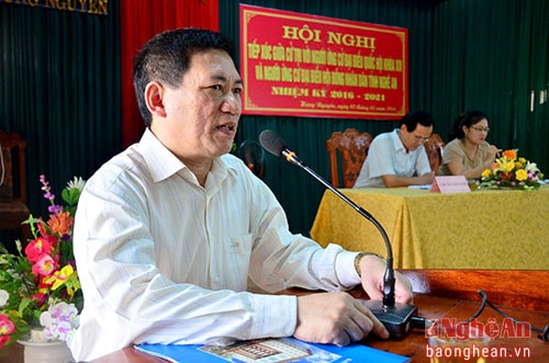 Đại biểu phải đem được tinh hoa xứ Nghệ cống hiến cho đất nước, quê hương