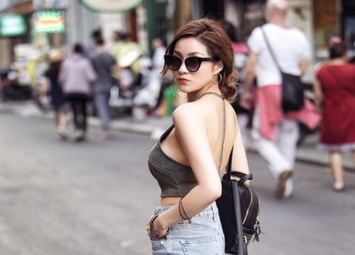 Mặc mát mẻ, Thuỷ Top 'đốt mắt' người hâm mộ