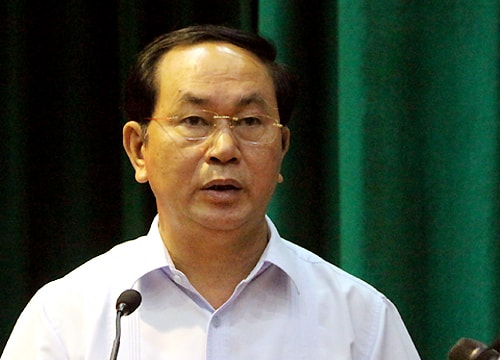 Chủ tịch nước hứa xây dựng lực lượng bảo vệ lãnh thổ, lãnh hải