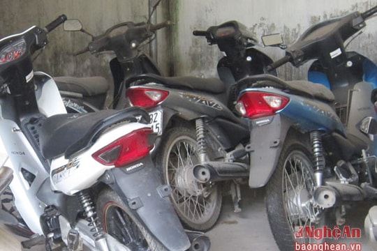 'Giăng lưới' bắt nhóm đối tượng chuyên trộm cắp xe máy liên huyện