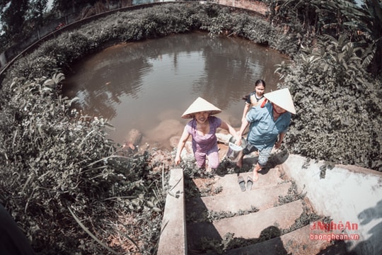 Những giếng cổ hơn 300 trăm năm ở Kim Liên không bao giờ cạn