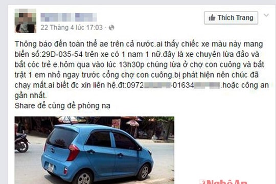 Tung tin đồn thất thiệt trên mạng có thể bị phạt tù 7 năm