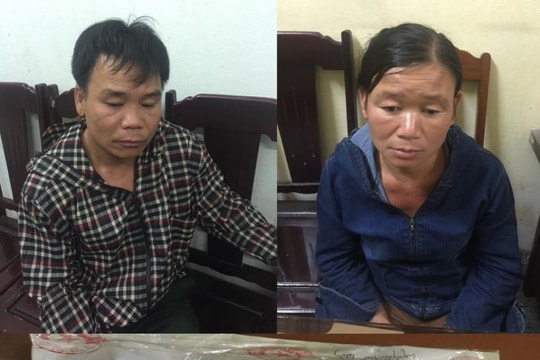 Chủ tịch MTTQ xã cùng vợ vận chuyển heroin