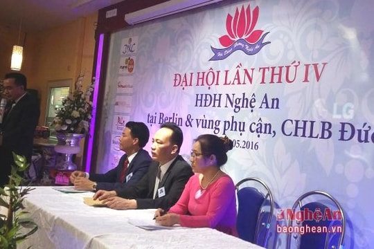 Hội đồng hương Nghệ An tại CHLB Đức tổ chức đại hội lần thứ IV