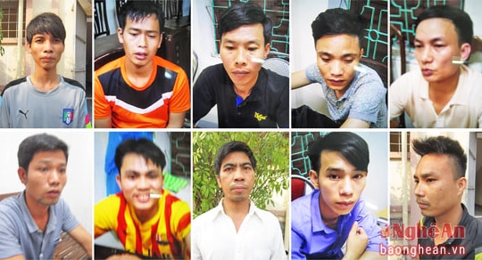 Nghệ An: Đột kích sới bạc trong đêm, bắt 10 đối tượng