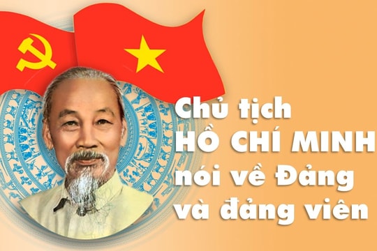 [Infographics] Chủ tịch Hồ Chí Minh: 'Đảng viên phải trở thành người con hiếu thảo của Tổ quốc'