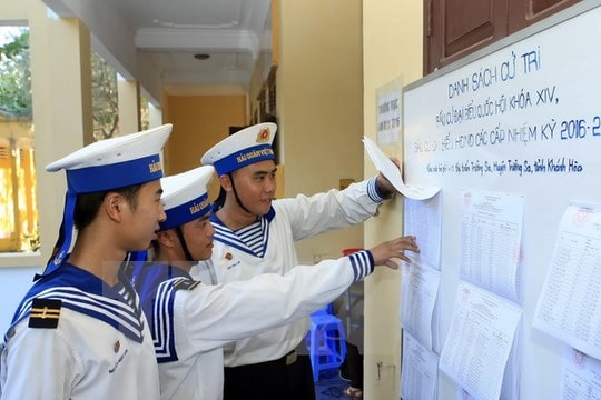 Có 51 đơn vị quân đội đóng quân ở 10 tỉnh bầu cử sớm