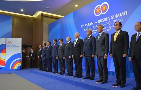 Hội nghị thượng đỉnh Nga-ASEAN phê chuẩn kế hoạch hợp tác đến năm 2020
