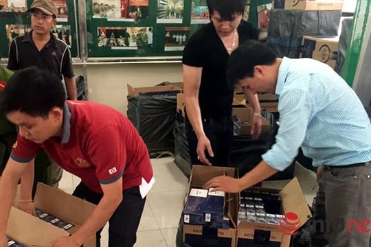 Phát hiện kho thuốc lá lậu trị giá khoảng 2,3 tỷ đồng