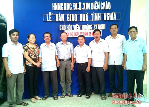 Hội Nạn nhân chất độc da cam bàn giao nhà tình nghĩa