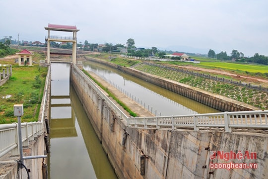 Dự án nâng cấp mở rộng cống Nam Đàn chậm tiến độ và đội vốn